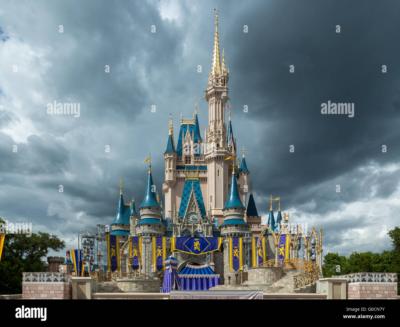 Disney Magic Kingdom Banque D'Images