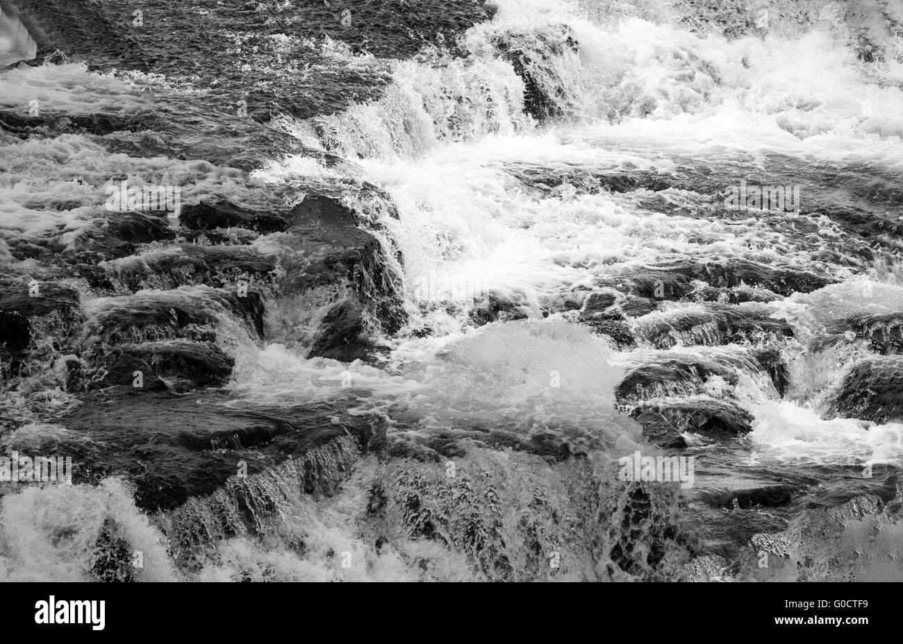 La chute d'Or Banque D'Images