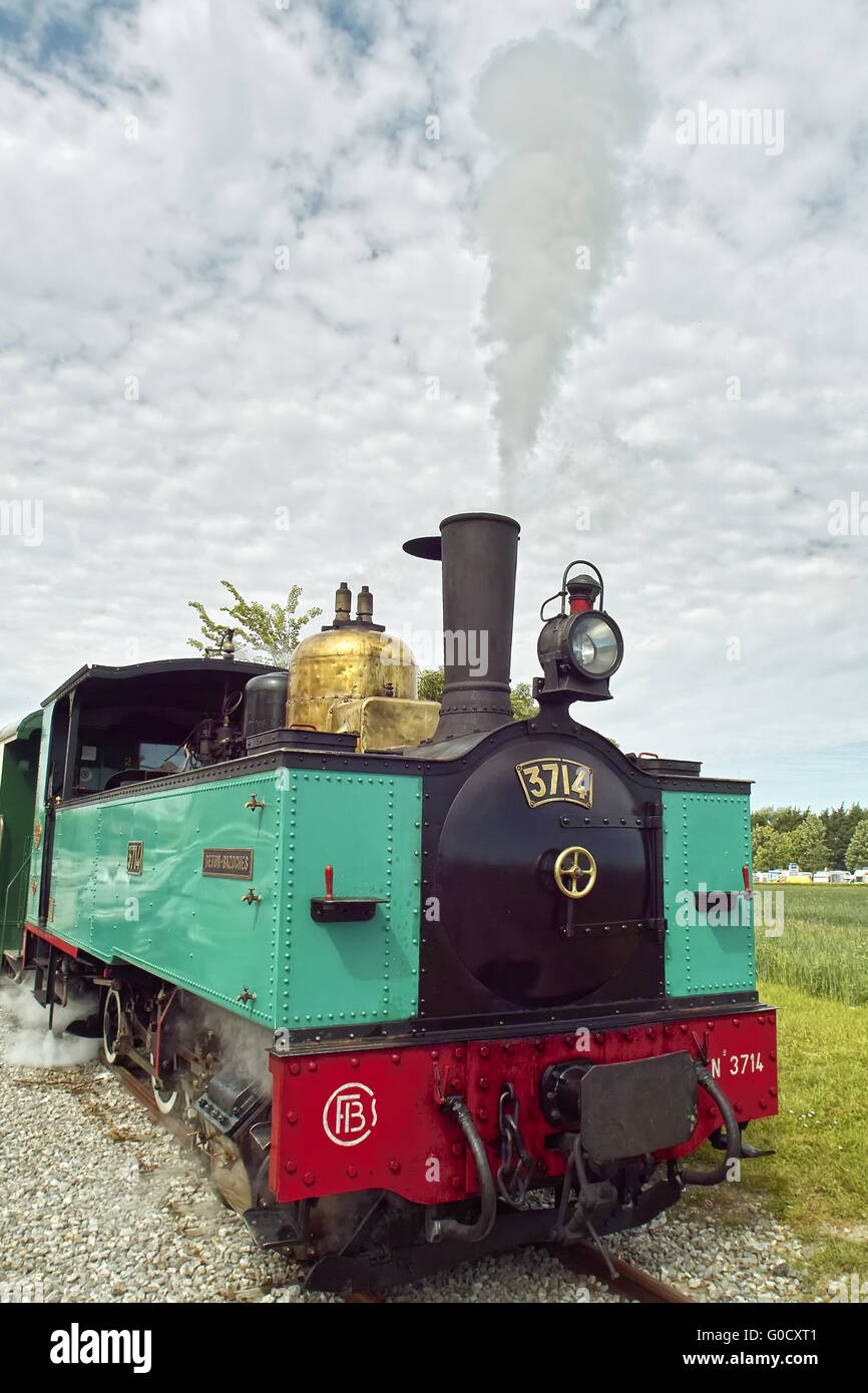 Locomotive à vapeur Banque D'Images