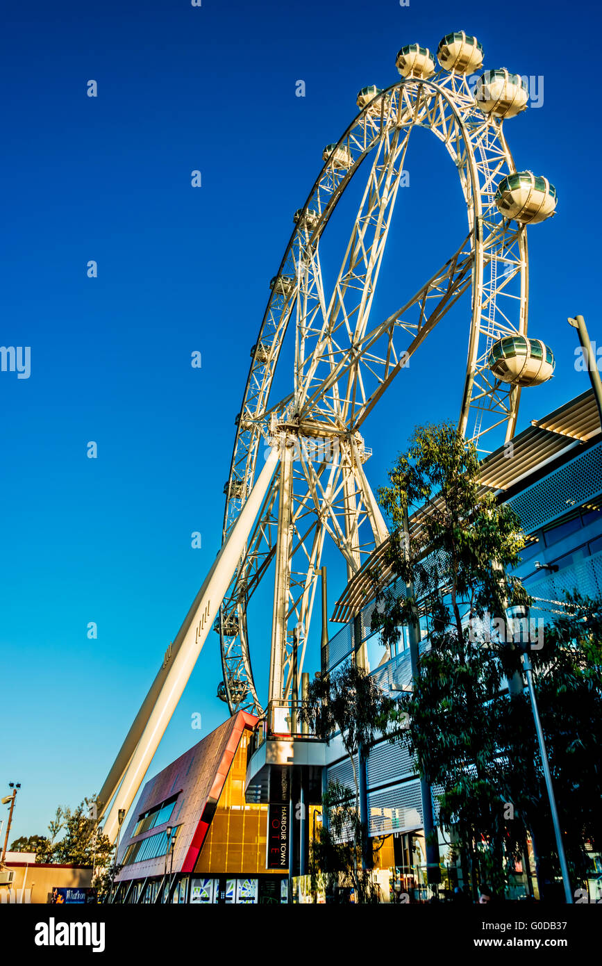 Close up image de l'attraction d'étoiles de Melbourne à Melbourne, Australie Banque D'Images