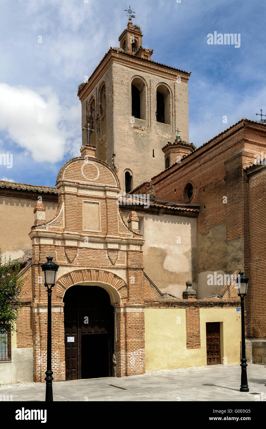 De l'église El Salvador en Arevalo, Avila, Castille et Leon, Espagne, Banque D'Images De l'église El Salvador en Arevalo, Avila, Castille et Leon, Espagne, Banque D'Images