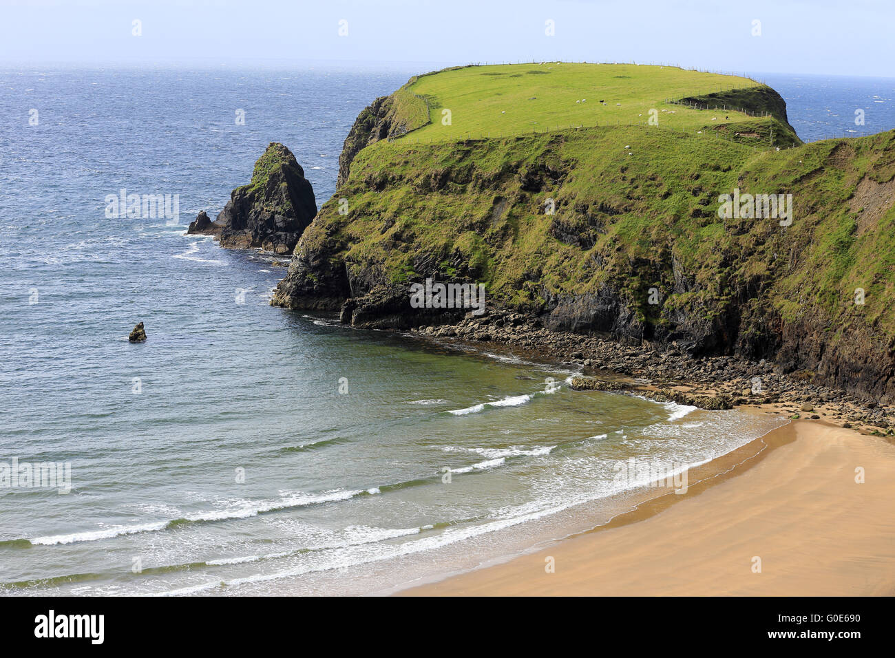 Paysage côtier à Malinmore, Donegal, Irlande Banque D'Images