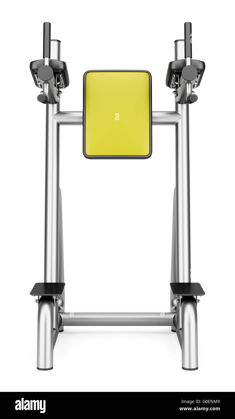 Sport chaise romaine isolé sur fond blanc Banque D'Images