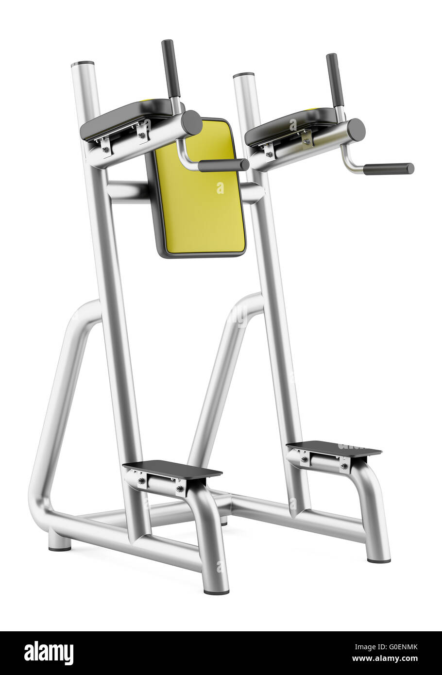 Sport chaise romaine isolé sur fond blanc Banque D'Images