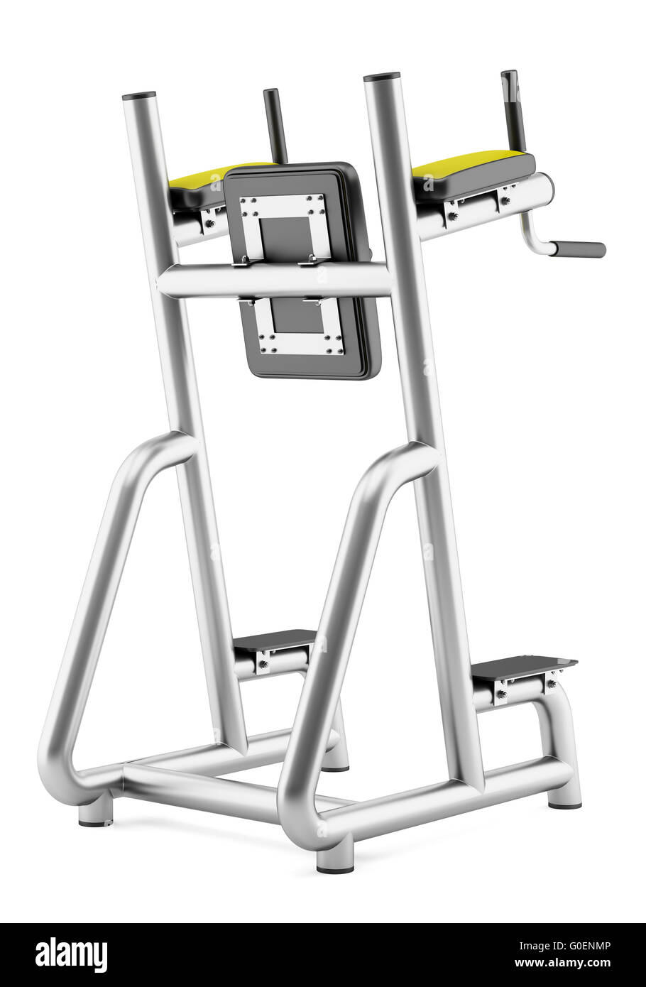 Sport chaise romaine isolé sur fond blanc Banque D'Images