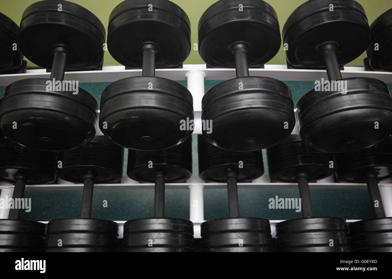 Barbells Banque D'Images