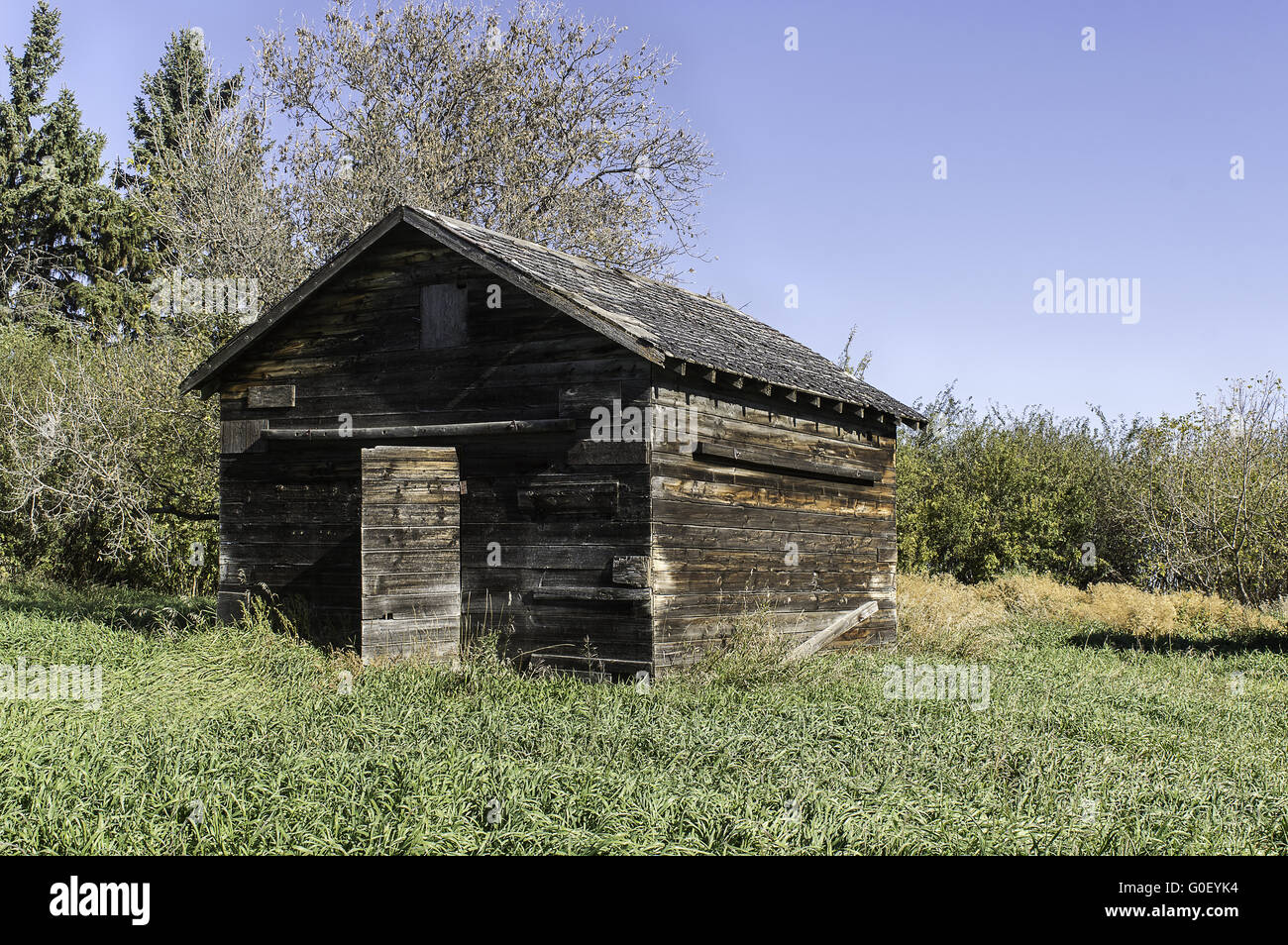Ancien Poulailler abandonné Photo Stock - Alamy