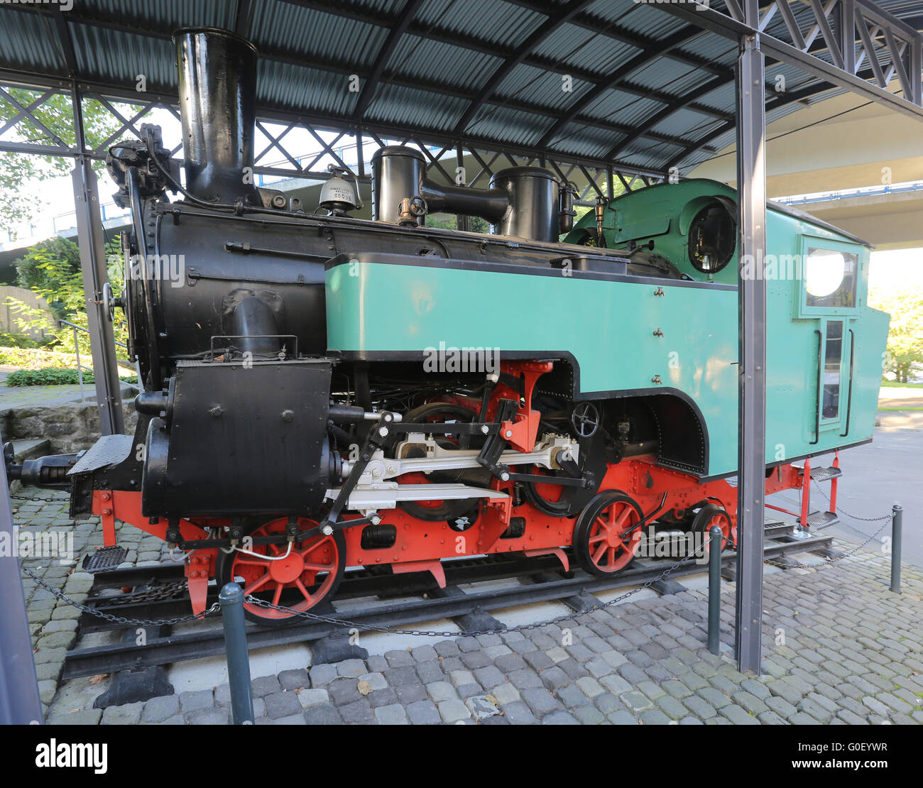 Machine à vapeur Drachenfels Banque D'Images