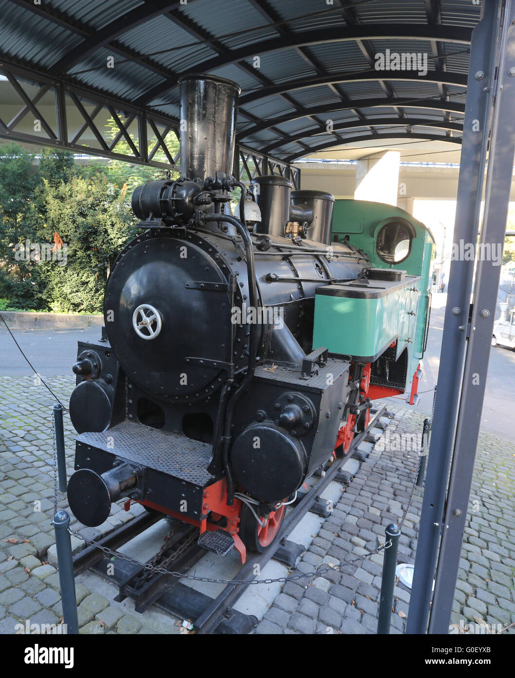 Machine à vapeur Drachenfels Banque D'Images
