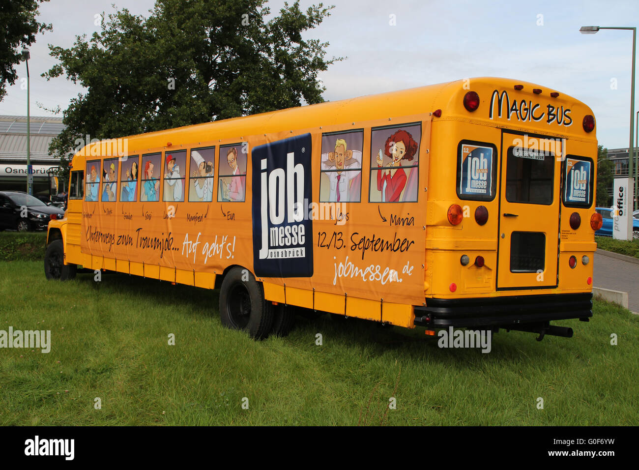 Un autobus scolaire Banque D'Images