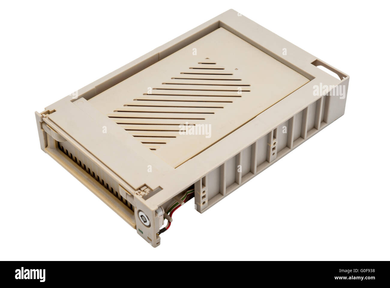 Disque dur mobile utilisent les anciennes internes isolées de rack Banque D'Images