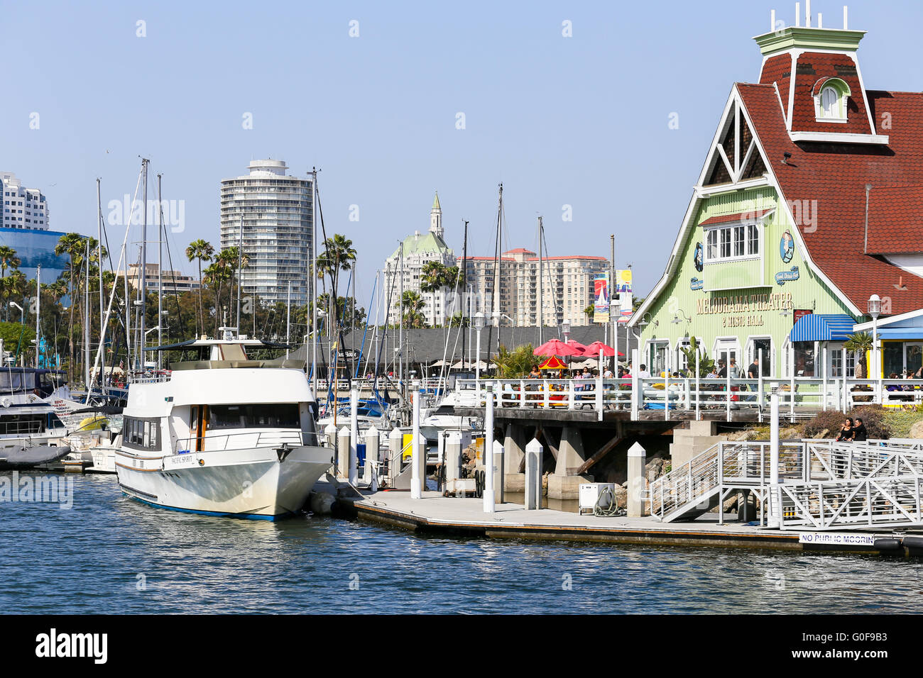 Village du littoral Banque D'Images