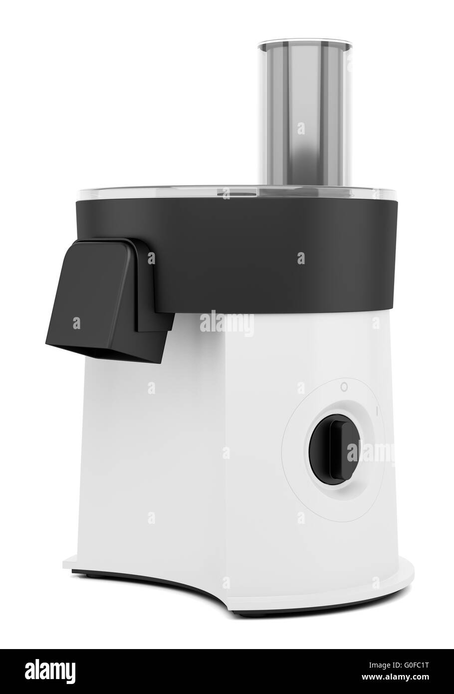 Salade de bouilloire électrique isolé sur fond blanc Banque D'Images