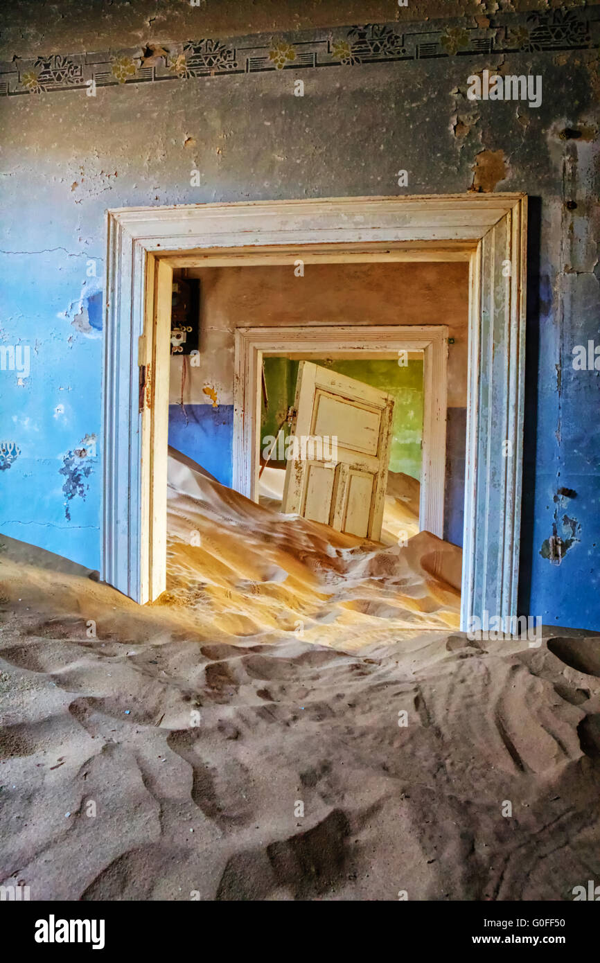 Ville fantôme Namibie Banque D'Images