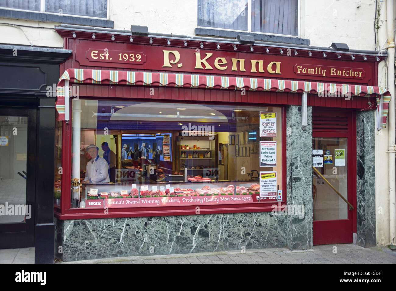 Butcher - Kilkenny Banque D'Images