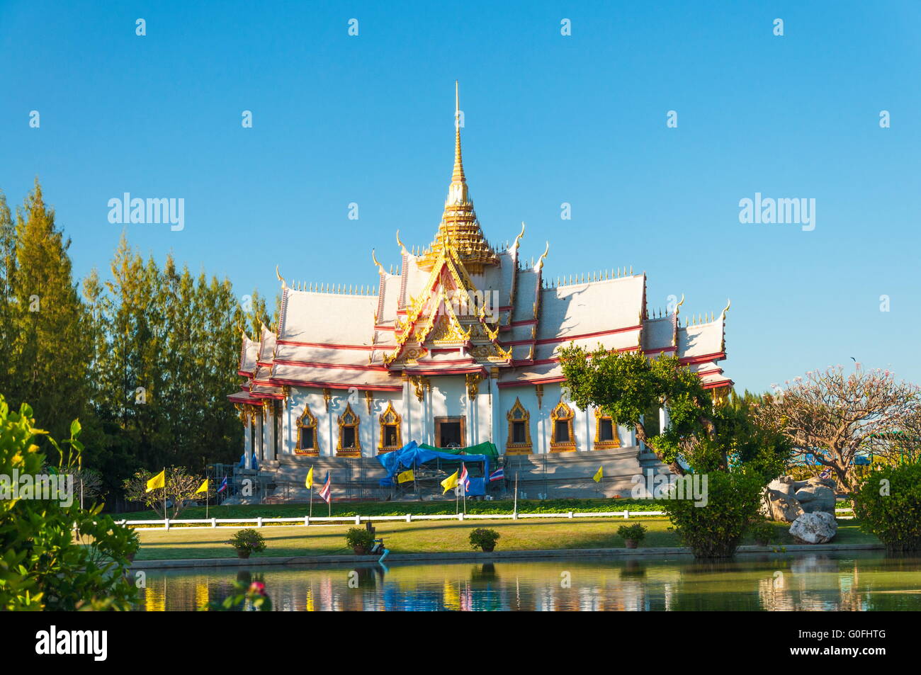 Temple Wat Nonekum lieu de destination en Thaïlande Banque D'Images