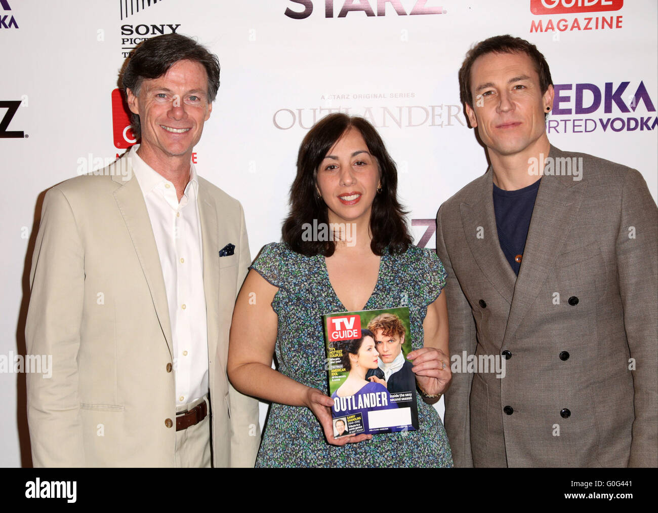 Les célébrités assister à TV Guide Magazine et STARZ célébration de OUTLANDER avec couvercle Caitriona Balfe stars et Sam Heughan à Palihouse West Hollywood. Avec : Paul Turcotte, Nerina Rammairone, Tobias Menzies Où : Los Angeles, California, United States Quand : 30 Mars 2016 Banque D'Images