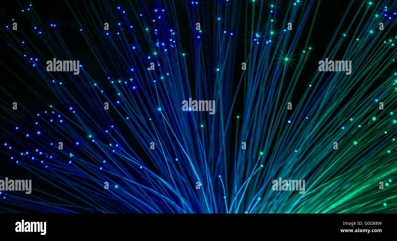 Fibre optique verte Banque de photographies et d’images à haute ...