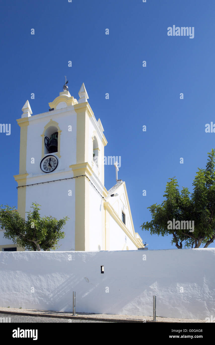 Église dans la vieille ville de Lagos, Algarve, Portugal, Europe Banque D'Images