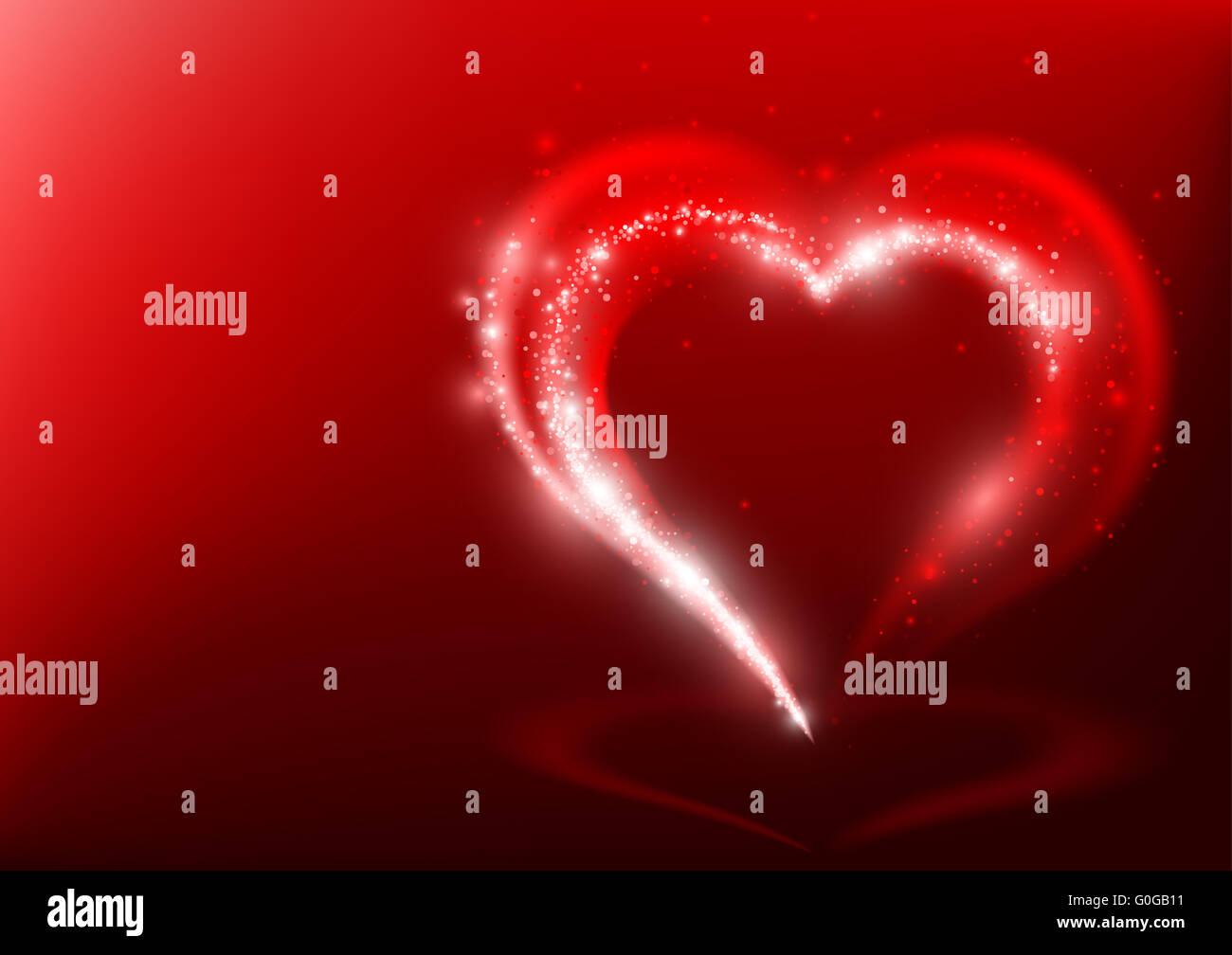 Forme de coeur Banque D'Images