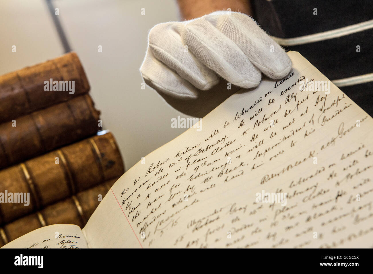 Vieux et anciens manuscrits et livres Banque D'Images