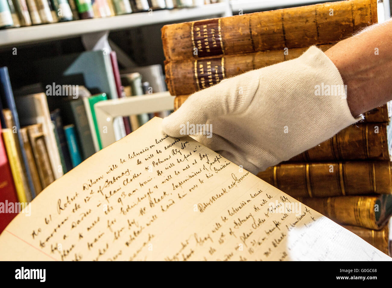 Vieux et anciens manuscrits et livres Banque D'Images
