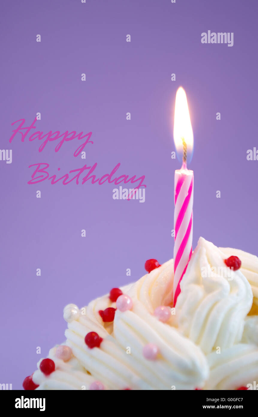 gâteau d’anniversaire Banque D'Images