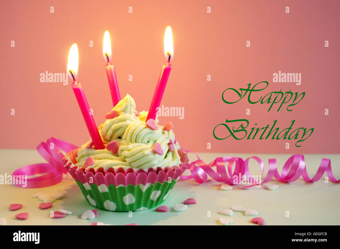 gâteau d’anniversaire Banque D'Images