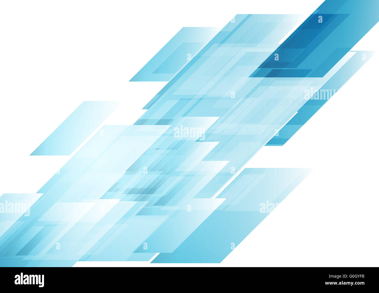 Formes Hi-tech blue abstract background Banque D'Images