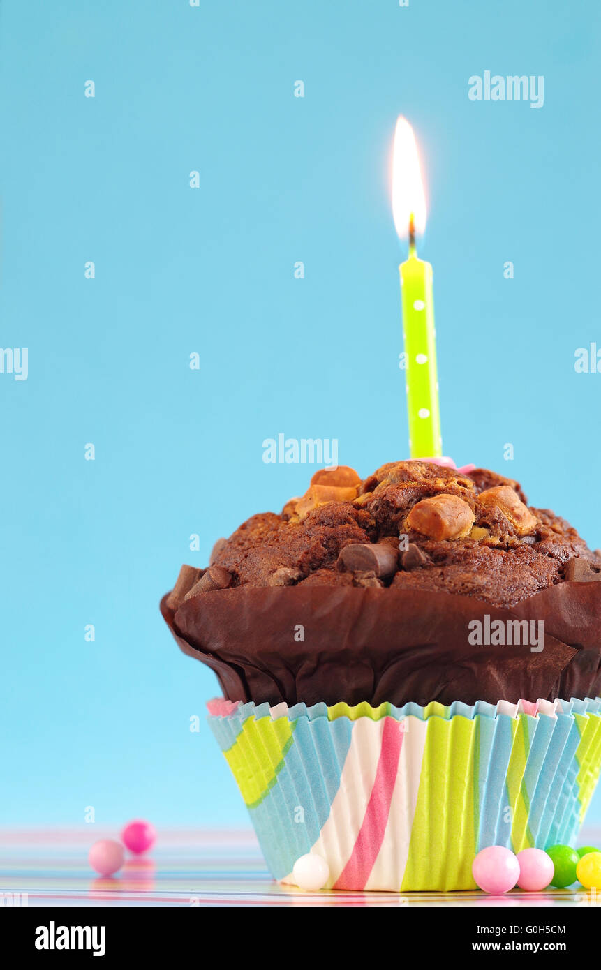 gâteau d’anniversaire Banque D'Images