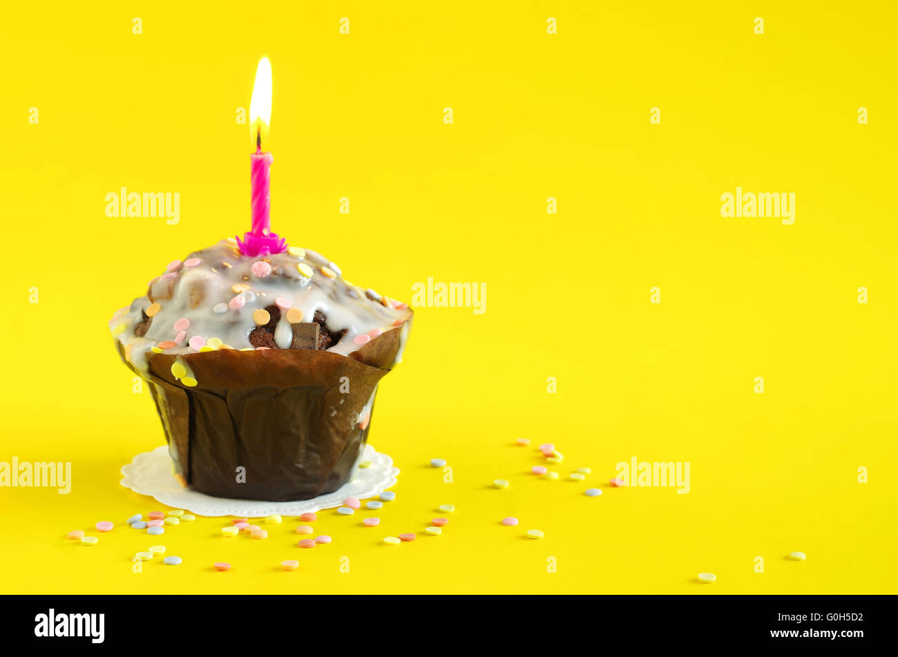 gâteau d’anniversaire Banque D'Images