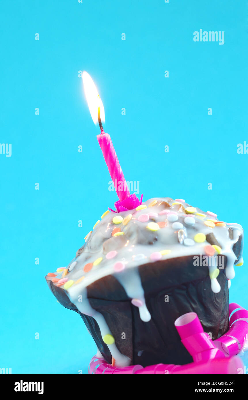 gâteau d’anniversaire Banque D'Images