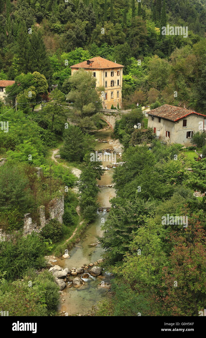 La vallée de la paper mills Banque D'Images