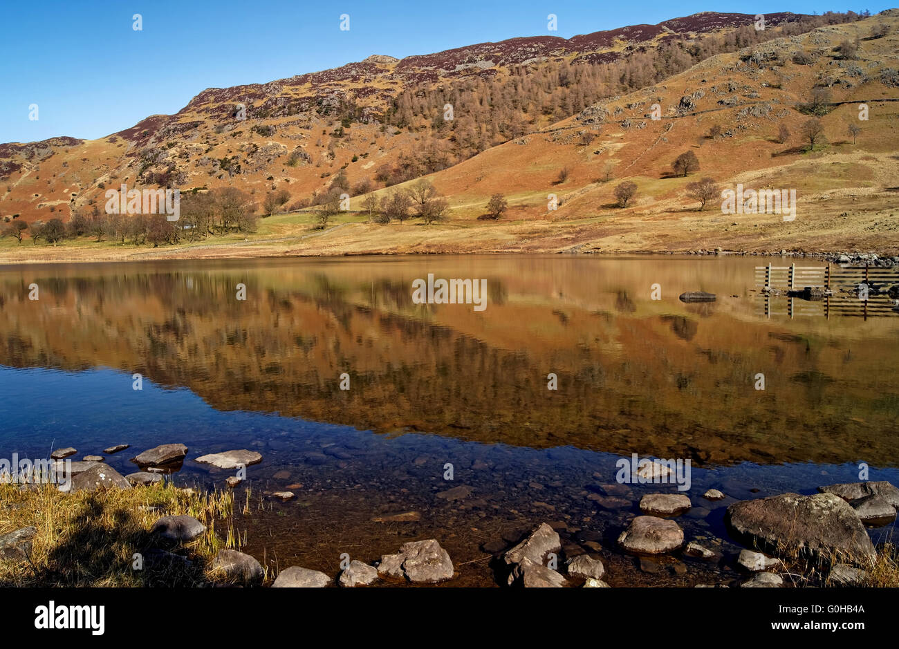 UK,Cumbria,Lake District,Blea Tarn Banque D'Images