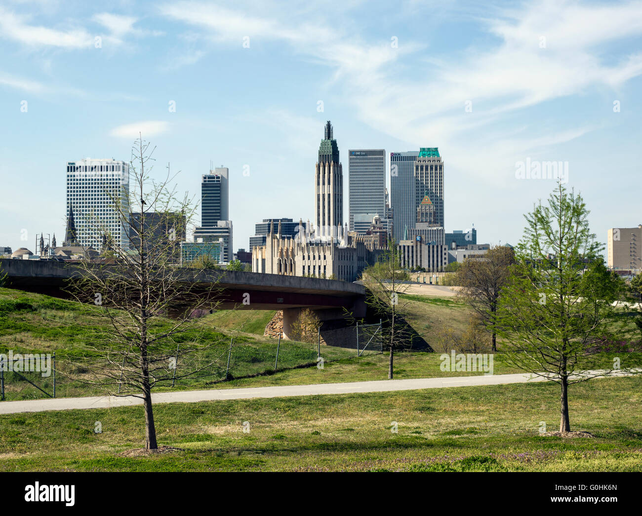 Tulsa Town Tulsa skyline Banque de photographies et d’images à haute résolution ...