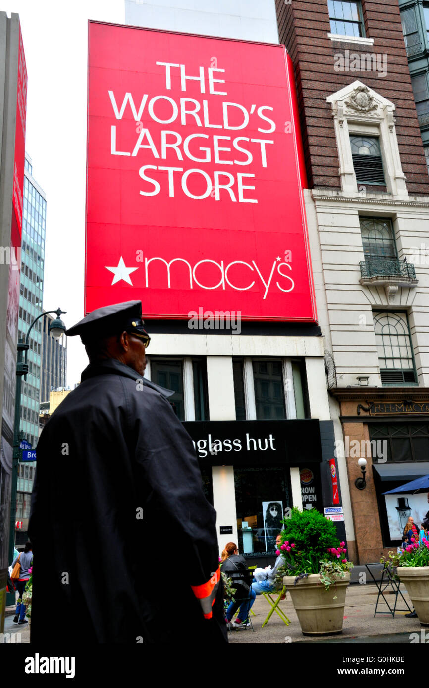 Phare de Macy's department store à New York City, USA Banque D'Images