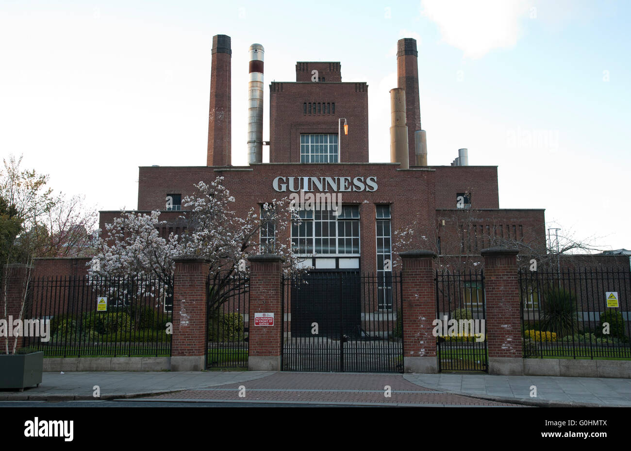 La maison d'alimentation Guinness sur Thomas Street, Dublin, construit pour fournir de la puissance à la brasserie Guinness Banque D'Images