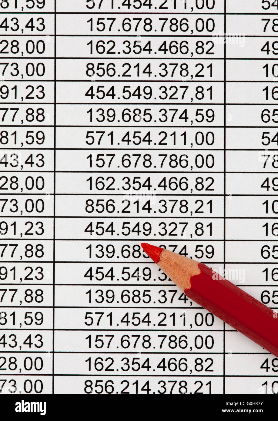 crayon rouge Banque D'Images