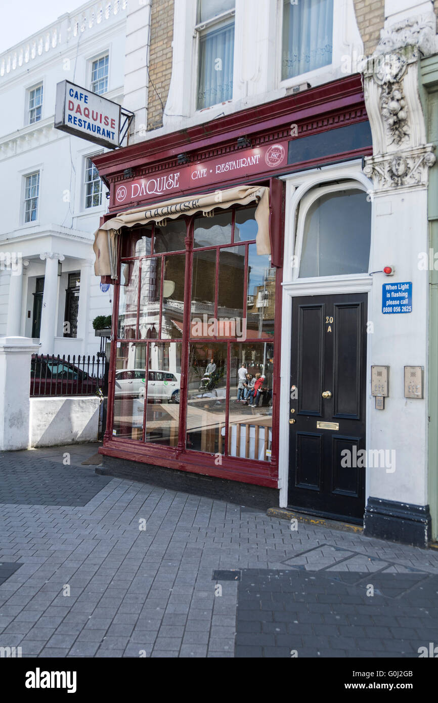 Daquise Polish restaurant situé dans le quartier londonien de South Kensington museum quarter Banque D'Images