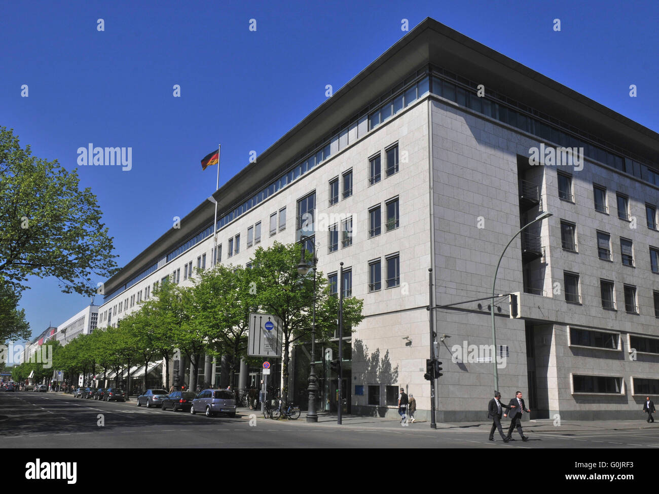 Zollernhof, ZDF, Unter den Linden, Mitte, Berlin, Allemagne / Zweites Deutsches Fernsehen Banque D'Images