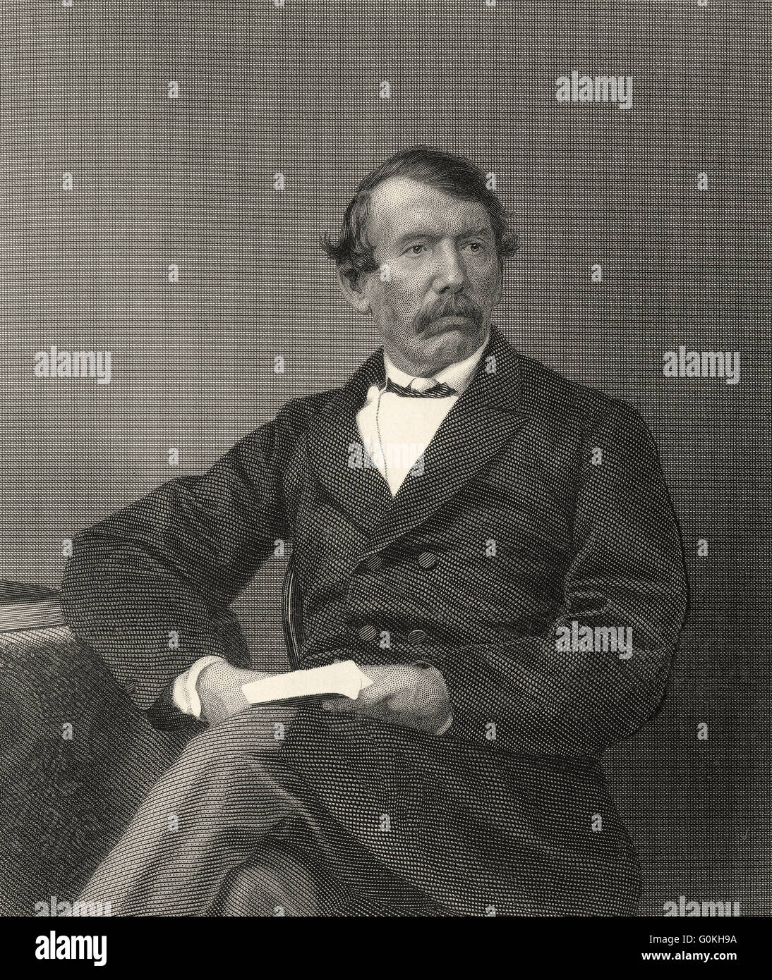 David Livingstone, 1813 - 1873, un missionnaire et explorateur écossais en Afrique, Banque D'Images David Livingstone, 1813 - 1873, un missionnaire et explorateur écossais en Afrique, Banque D'Images