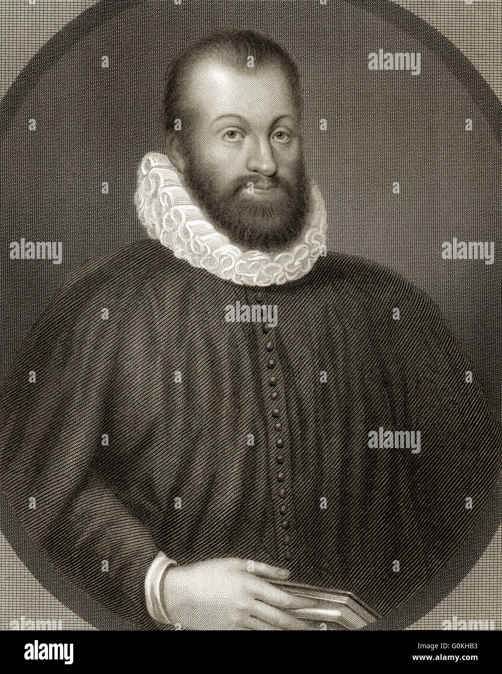 George Wishart, ch. 1513-1546, un réformateur religieux écossais et martyr Protestant Banque D'Images