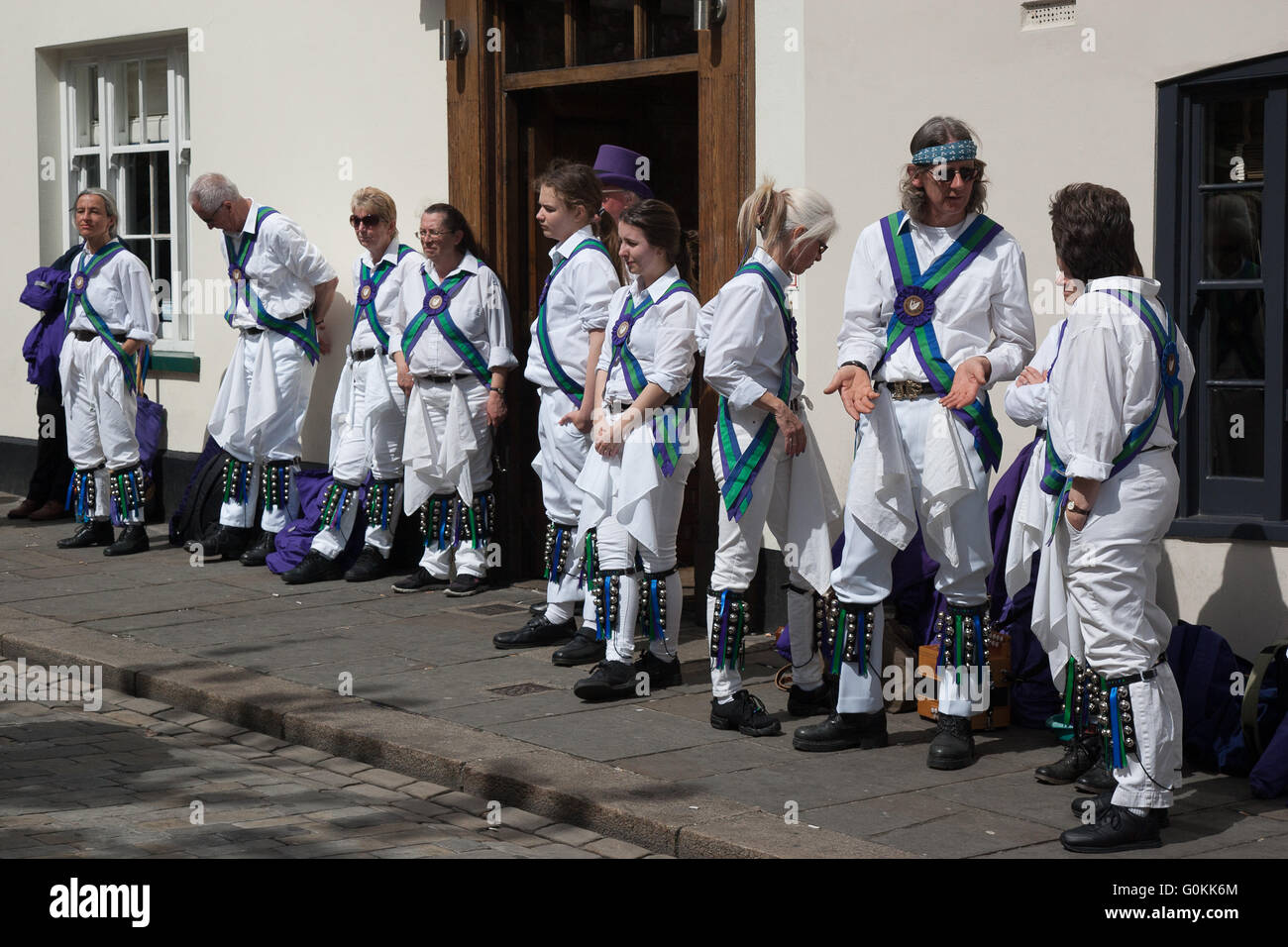 Les socs morris festival danse danseurs traditionnels Banque D'Images