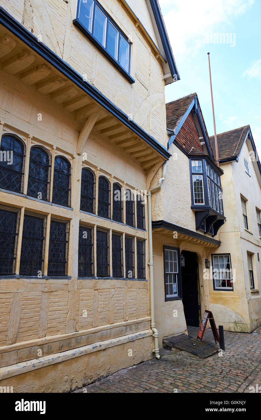 Kings Head 15e siècle la propriété du National Trust Kings Head Passage Aylesbury Buckinghamshire UK Banque D'Images