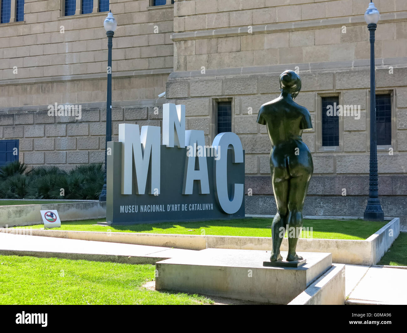 Museu Nacional d'Art de Catalunya ou Musée National d'Art MNAC, à Barcelone, Catalogne, Espagne Banque D'Images