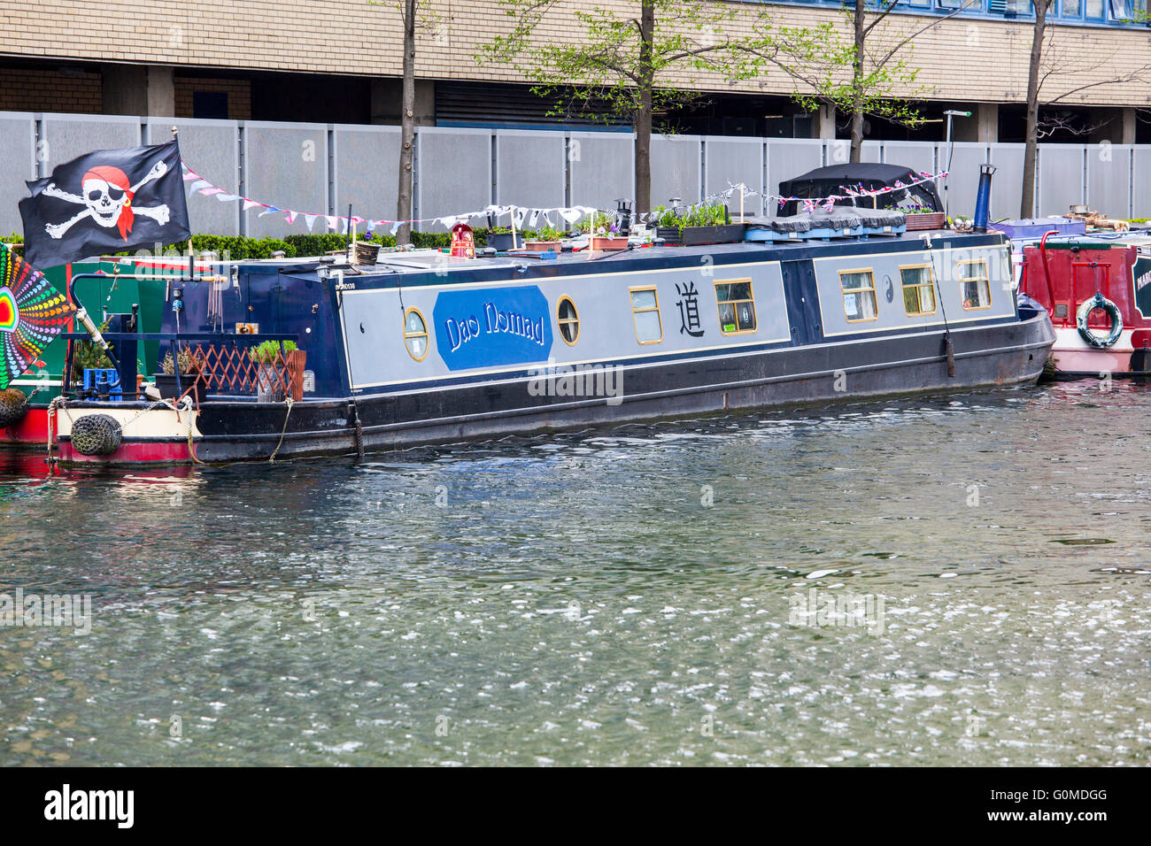 Bateau de canal Banque D'Images