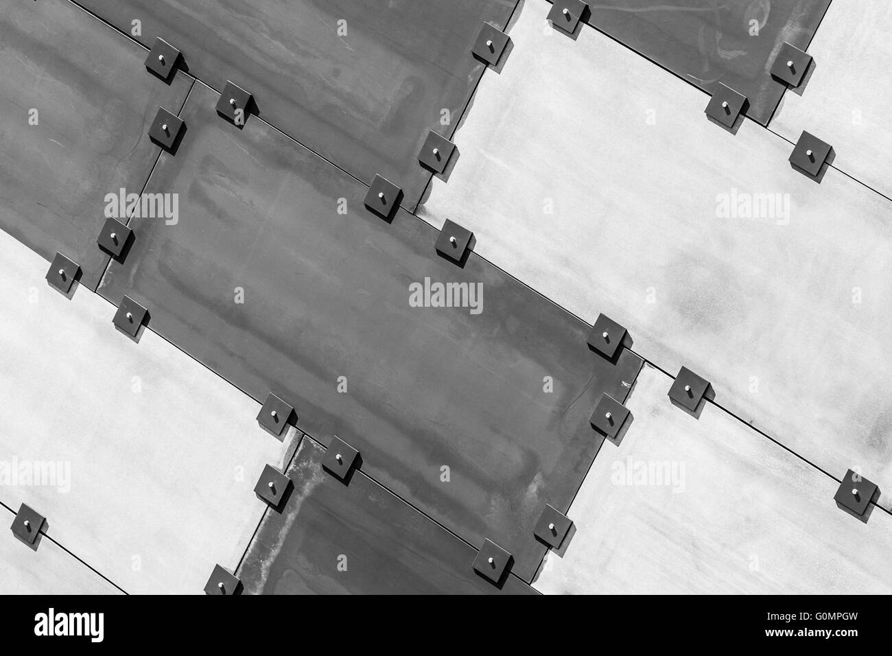 Une image monochrome de Redmonds bâtiment qui fait partie de l'immense Campus de l'Université John Moores de Liverpool. Banque D'Images