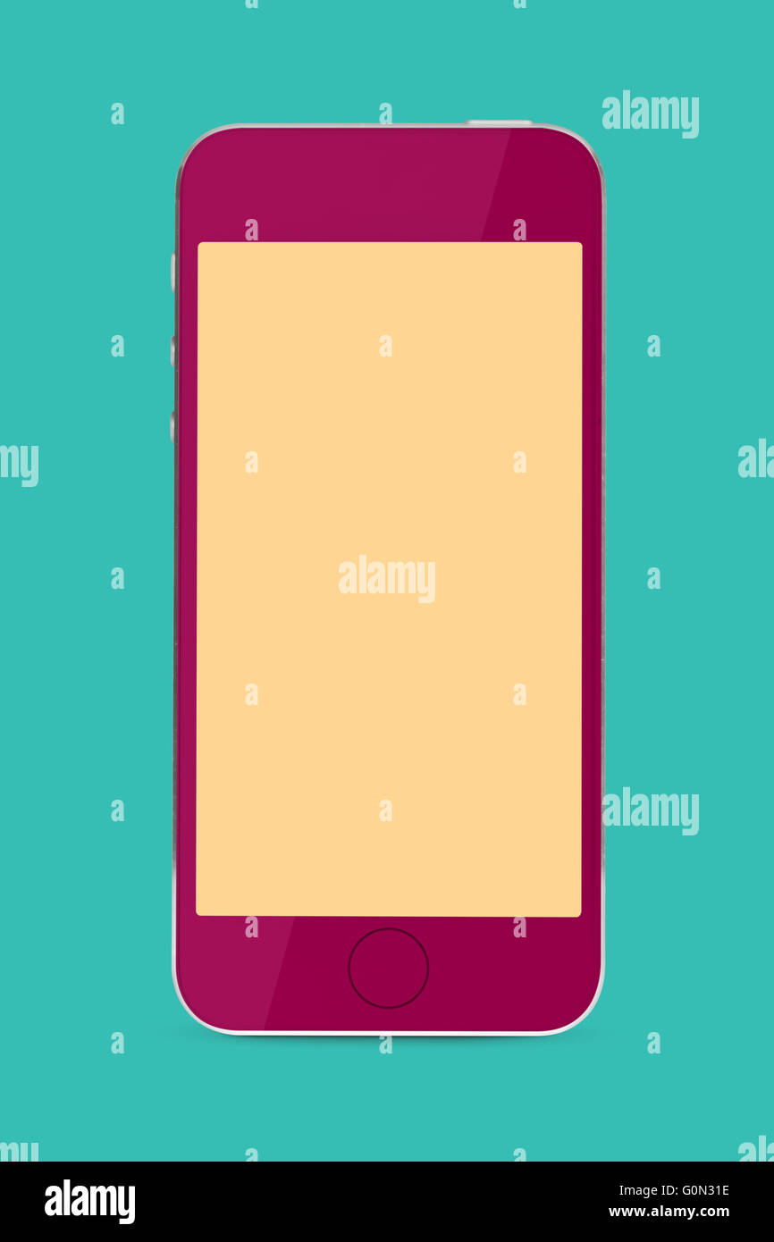 Smart phone élégant Banque D'Images