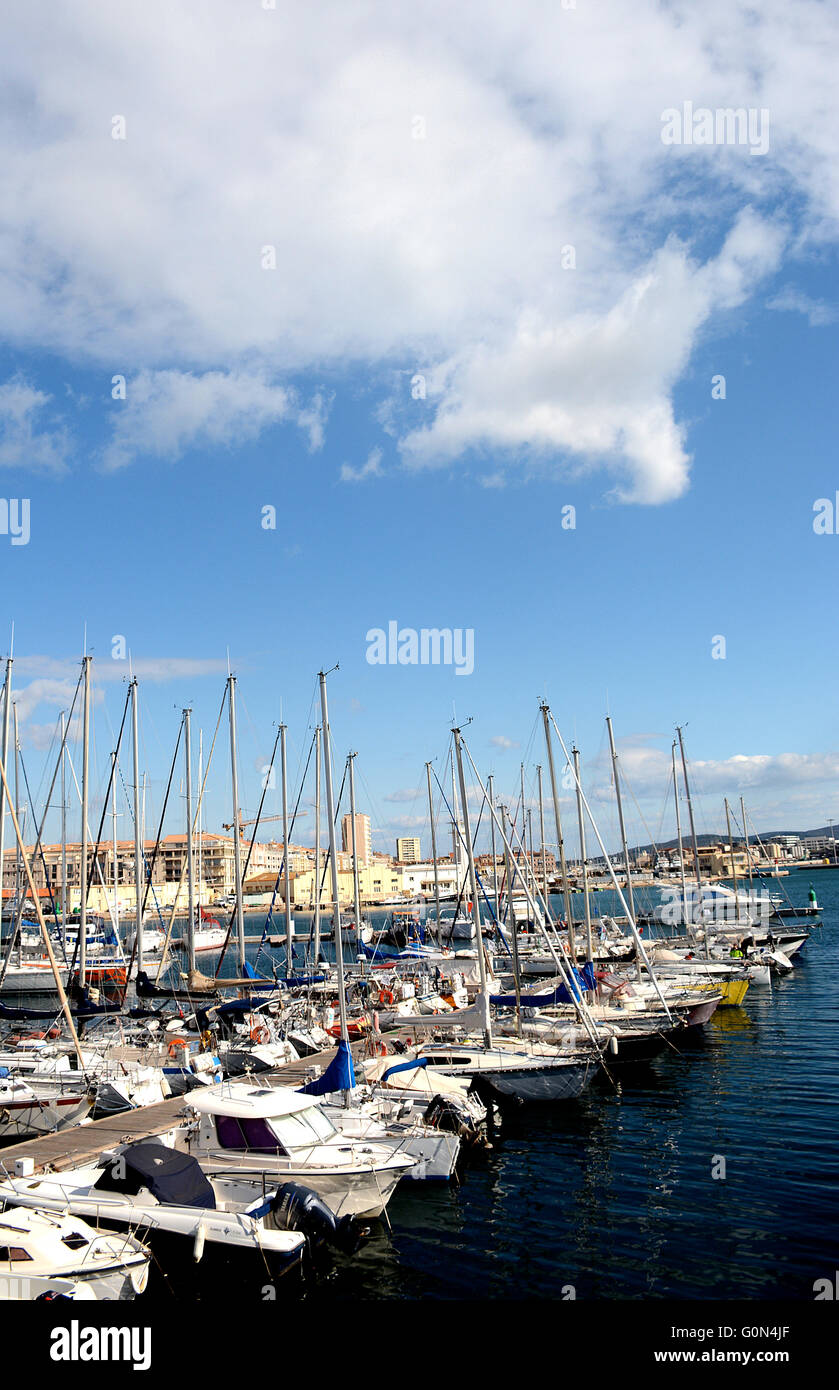 Marina Sete Herault Languedoc-Roussillon-Midi-Pyrénées France Banque D'Images
