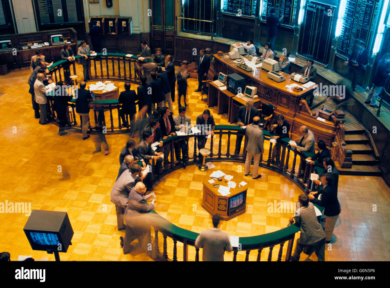 Santiago, Chili, Bourse, Bolsa de Valores Banque D'Images